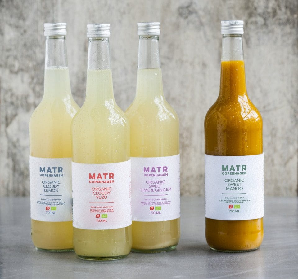 Økologisk lemonade og nektar i glasflaske - small batch